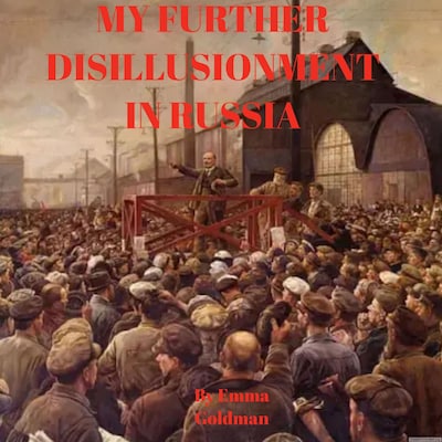 My Further Disillusionment in Russia – omslag til lydbogen af Emma Goldman
