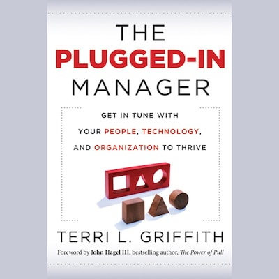The Plugged-In Manager – omslag til lydbogen af Terri L Griffith