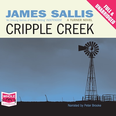 Cripple Creek – omslag til lydbogen af James Sallis