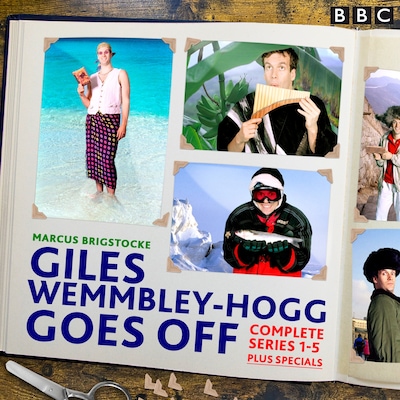 Giles Wemmbley Hogg Goes Off – omslag til lydbogen af Marcus Brigstocke