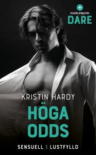 Höga odds – omslag till ljudboken av Kristin Hardy