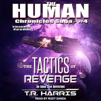 The Tactics of Revenge – omslag til lydbogen af T.R. Harris