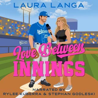 Love Between Innings: A Sweet Sports RomCom – omslag till ljudboken av Laura Langa