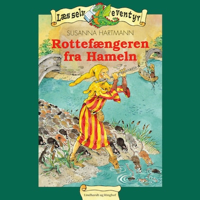 Rottefængeren fra Hameln – omslag til lydbogen af Susanna Hartmann Tegnestue