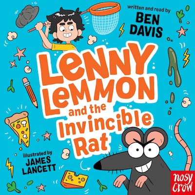 Lenny Lemmon and the Invincible Rat – omslag til lydbogen af Ben Davis