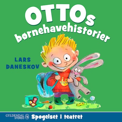 Ottos børnehavehistorier - Spøgelset i teatret – omslag til lydbogen af Lars Daneskov