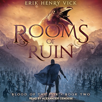 Rooms of Ruin – omslag til lydbogen af Erik Henry Vick