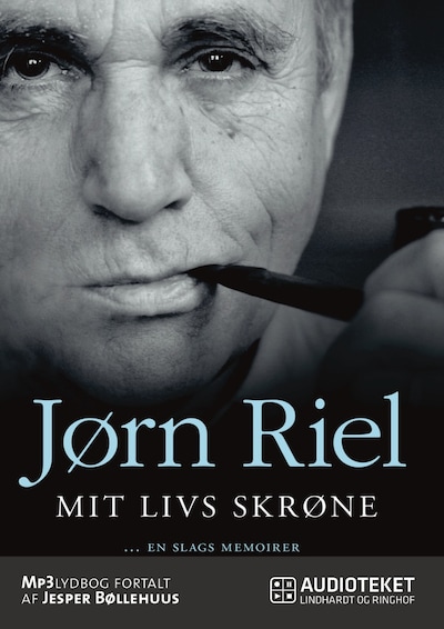 Mit livs skrøne – omslag til lydbogen af Jørn Riel