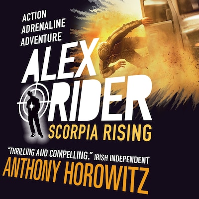 Scorpia Rising – omslag til lydbogen af Anthony Horowitz