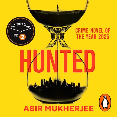 Hunted – omslag til lydbogen af Abir Mukherjee
