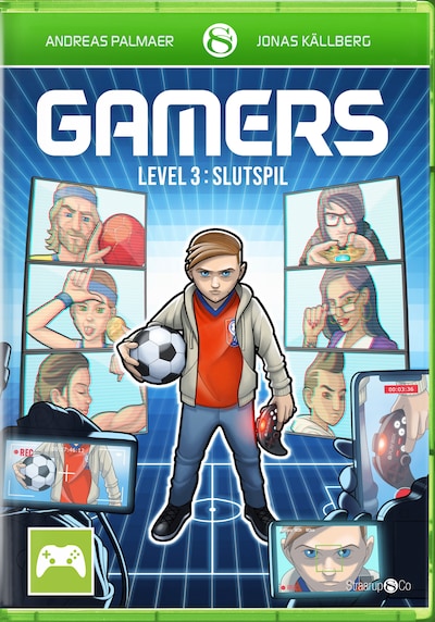 Gamers Level 3: Slutspil – omslag til lydbogen af Andreas Palmaer