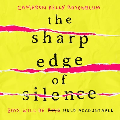 The Sharp Edge of Silence – omslag til lydbogen af Cameron Kelly Rosenblum