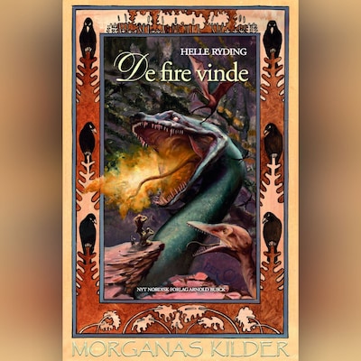 De fire vinde – omslag til lydbogen af Helle Ryding