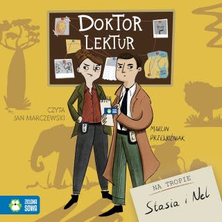 Doktor Lektur – okładka audiobooka, autor Marcin Przewoźniak