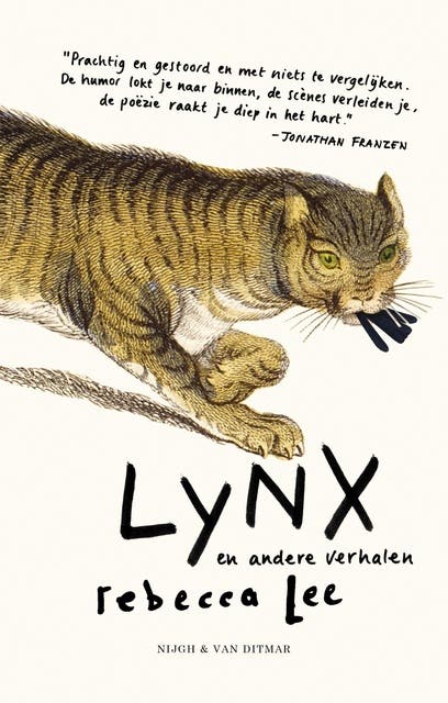 Lynx: en andere verhalen – omslag van het luisterboek van Rebecca Lee