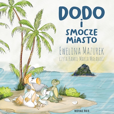Dodo i smocze miasto – okładka audiobooka, autor Ewelina Mazurek