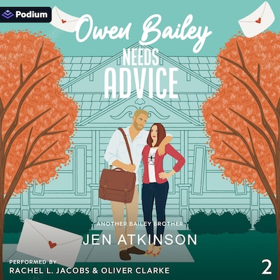 Owen Bailey Needs Advice – omslag til lydbogen af Jen Atkinson