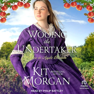 Wooing the Undertaker – omslag til lydbogen af Kit Morgan