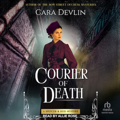 Courier of Death – omslag til lydbogen af Cara Devlin