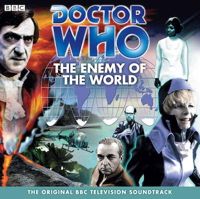 Doctor Who: The Enemy Of The World (TV Soundtrack) – omslag til lydbogen af David Whitaker