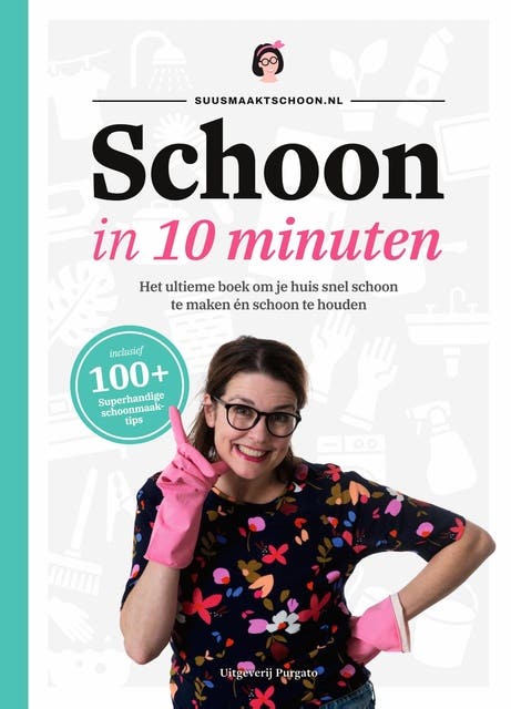 Schoon in 10 minuten – omslag van het luisterboek van Suzanne Sengers
