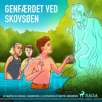 Genfærdet ved skovsøen – omslag til lydbogen af Michael Rasmussen, Martin Rasmussen
