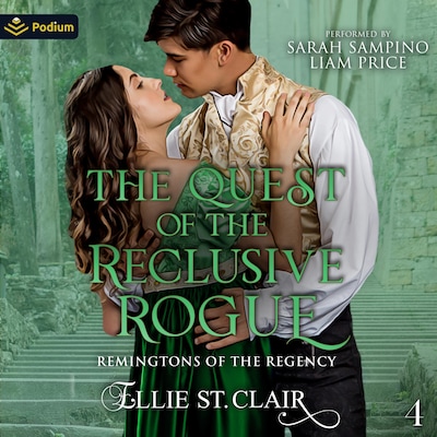 The Quest of the Reclusive Rogue – omslag til lydbogen af Ellie St. Clair