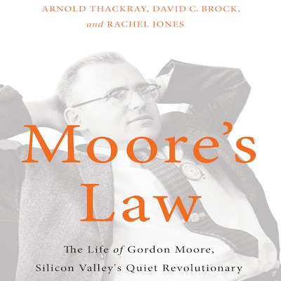 Moore's Law – omslag til lydbogen af David Brock, Rachel Jones, Arnold Thackray