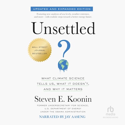 Unsettled – omslag til lydbogen af Steven E. Koonin