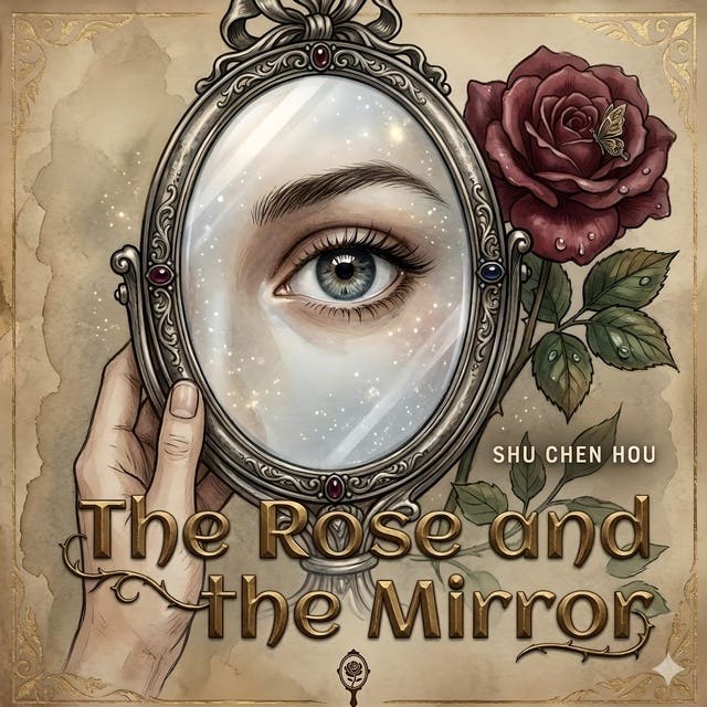 The Rose and the Mirror: An Inspirational Story of Self-Worth, Inner Beauty, and Learning English Through Meaningful Fiction – omslag til lydbogen af Shu Chen Hou