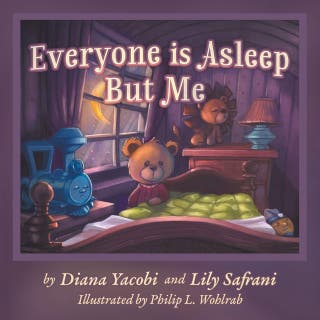 Everyone is Asleep But Me – omslag till ljudboken av Diana Yacobi