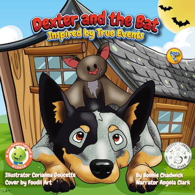 Dexter and the Bat – omslag til lydbogen af Bonnie Chadwick