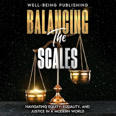 Balancing the Scales – omslag til lydbogen af Well-Being Publishing