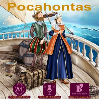 Pocahontas: CEFR A1 Level – omslag till ljudboken av Bill Bowler