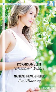 Lyckans amulett / Nattens hemligheter – omslag till ljudboken av Meredith Webber,Sue MacKay