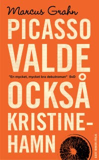 Picasso valde också Kristinehamn – omslag till ljudboken av Marcus Grahn