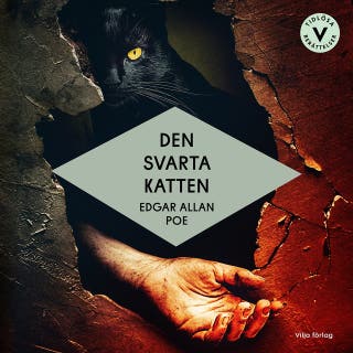 Den svarta katten (lättläst) – omslag till ljudboken av Edgar Allan Poe