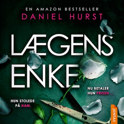Lægens enke – omslag til lydbogen af Daniel Hurst