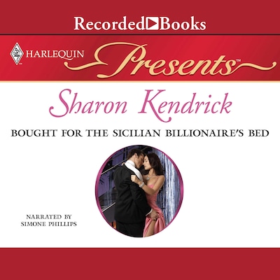 Bought for the Sicilian Billionaire's Bed – omslag til lydbogen af Sharon Kendrick