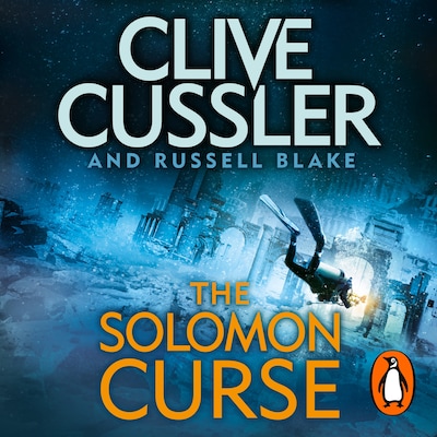 The Solomon Curse – omslag til lydbogen af Clive Cussler, Russell Blake