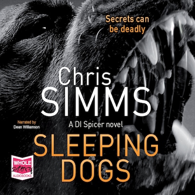 Sleeping Dogs – omslag til lydbogen af Chris Simms