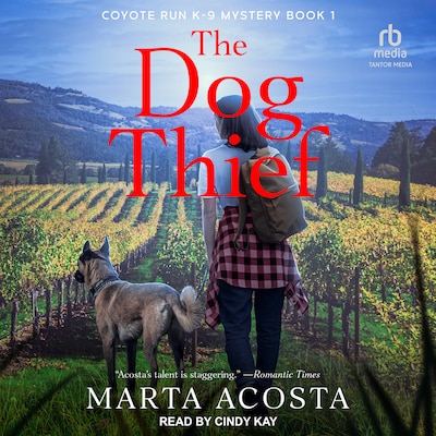 The Dog Thief – omslag til lydbogen af Marta Acosta