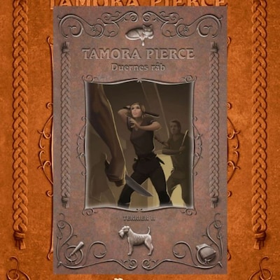Terrier #2: Duernes råb – omslag til lydbogen af Tamora Pierce