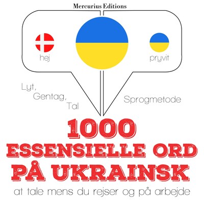 1000 essentielle ord på ukrainsk – omslag til lydbogen af JM Gardner