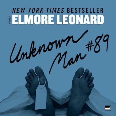 Unknown Man #89 – omslag til lydbogen af Elmore Leonard