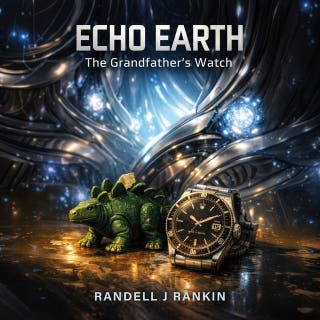 Echo Earth: The Grandfather’s Watch – omslag till ljudboken av Randell J Rankin