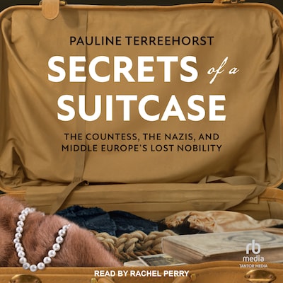 Secrets of a Suitcase – omslag til lydbogen af Pauline Terreehorst