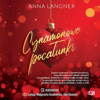 Cynamonowe pocałunki – okładka audiobooka, autor Anna Langner