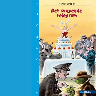 Det syngende telegram – omslag til lydbogen af Henrik Einspor