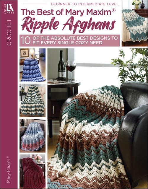 The Best of Mary Maxim Ripple Afghans: 10 Projects – omslag til lydbogen af Mary Maxim